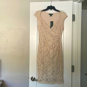 Sparkling New Fully Lined A-Line Dress by Ralph Lauren.